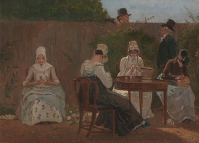 Die Familie Chalon in London von Jacques-Laurent Agasse