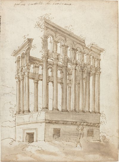 Der "Palais Tutelle" bei Bordeaux von Jacques Androuet Ducerceau I