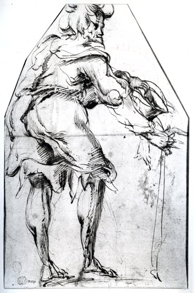 Bettler mit Hut und Stock von Jacques Bellange