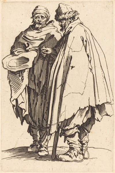 Blinder Bettler und Begleiter von Jacques Callot