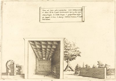Kirche in Kairo von Jacques Callot