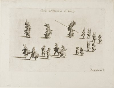 Einzug von M. de Macey, aus Der Kampf an der Barriere von Jacques Callot