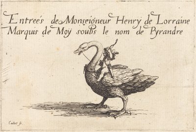 Einzug von Monseigneur Henry de Lorraine, Marquis de Moy, unter dem Namen Pirandre von Jacques Callot