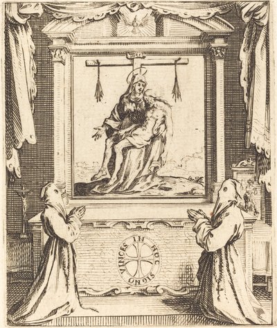 Frontispiz für den Orden der Weißen Büßer in Nancy von Jacques Callot