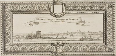 Frontispiz, aus Verschiedene Szenen in Florenz entworfen von Jacques Callot