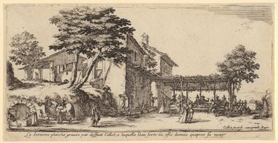 Heiliger Thaddäus oder Heiliger Judas, Blatt 16 der Folge "Jesus, die zwölf Apostel und Maria" von Jacques Callot