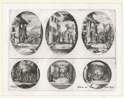 Die Wunder der Passion (Gravur) von Jacques Callot