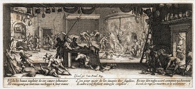 Die Elend und Leiden des Krieges von Jacques Callot