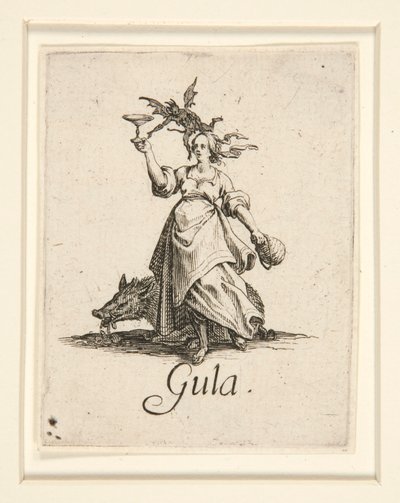 Die sieben Todsünden: Völlerei von Jacques Callot