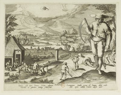 Die Monate. 6, Juni von Jacques Callot