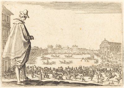 Piazza Santa Maria Novella, Florenz, ca. 1622 von Jacques Callot