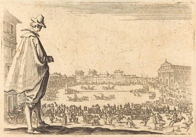 Piazza Santa Maria Novella, Florenz von Jacques Callot