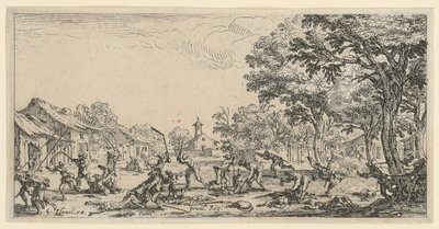 Rache der Bauern von Jacques Callot