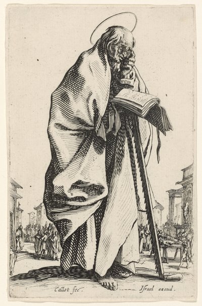 Heiliger Simon aus Les Grands Apôtres, 1631 von Jacques Callot