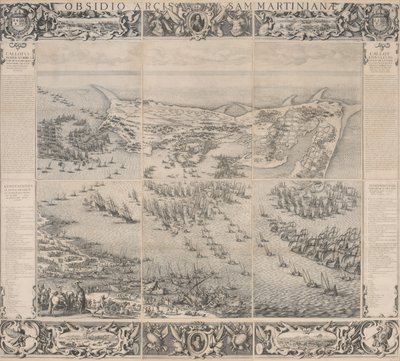Belagerung der Zitadelle von Saint Martin auf der Insel Ré von Jacques Callot