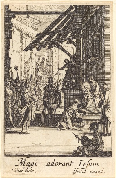 Die Anbetung der Könige, um oder nach 1630 von Jacques Callot