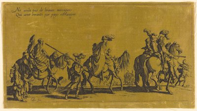 Die Zigeuner auf dem Marsch: Die Vorhut von Jacques Callot