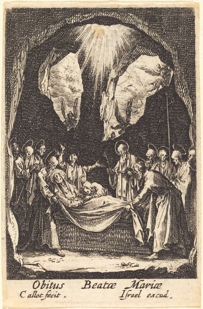 Das Begräbnis der Jungfrau von Jacques Callot