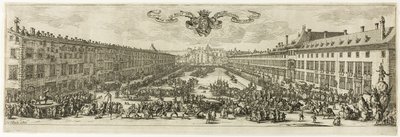 Die Carrière oder Rue Neuve in Nancy (Die neue Straße) von Jacques Callot