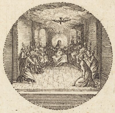 Der Abstieg der Heiligen Taube, um 1631 von Jacques Callot