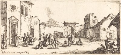 Das Krankenhaus aus Die kleinen Elendigkeiten des Krieges von Jacques Callot