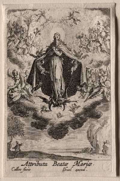Das Leben der Jungfrau Maria: Die Attribute der Jungfrau Maria von Jacques Callot
