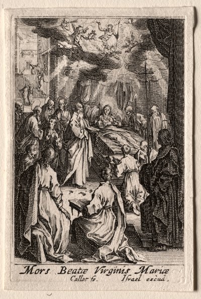 Das Leben der Jungfrau: Der Tod der Jungfrau von Jacques Callot