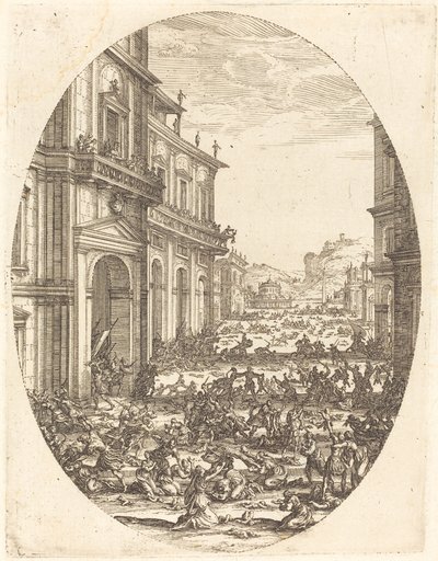 Das Massaker der Unschuldigen von Jacques Callot