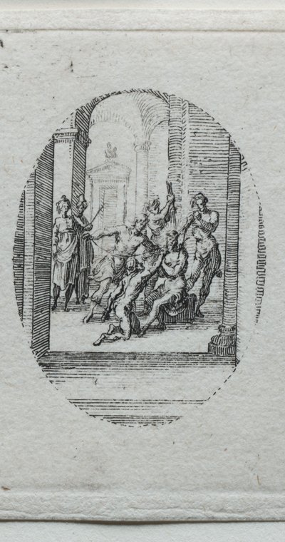 Die Geheimnisse der Passion: Christus mit Dornen gekrönt von Jacques Callot