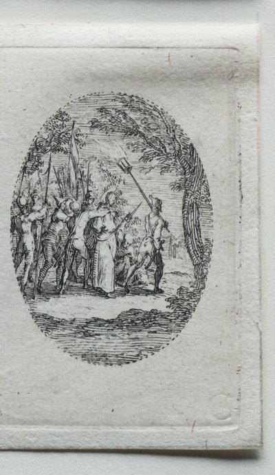 Die Geheimnisse der Passion: Christus gefangen genommen von Jacques Callot