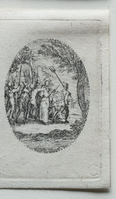 Die Geheimnisse der Passion: Christus gefangen genommen von Jacques Callot
