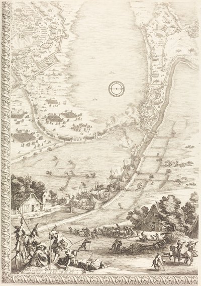Die Belagerung von Breda [Tafel 4 von 6] von Jacques Callot