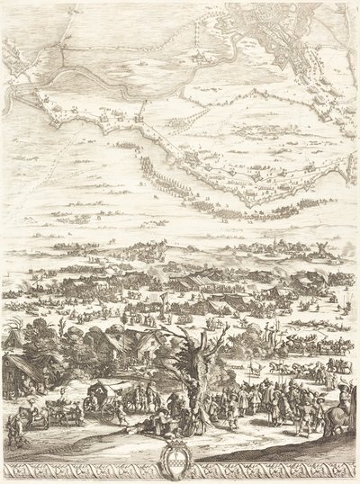 Die Belagerung von Breda (Platte 5 von 6) von Jacques Callot