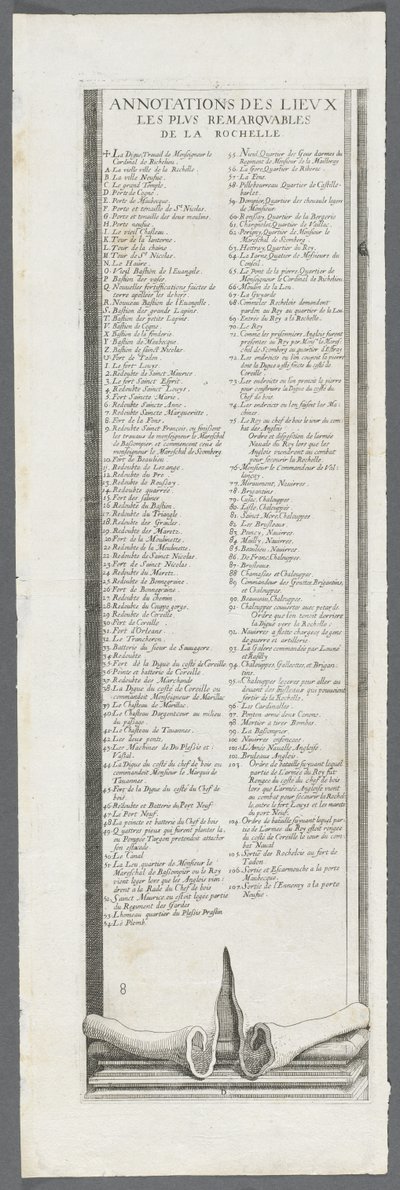 Die Belagerung von La Rochelle: Platte 9 von Jacques Callot