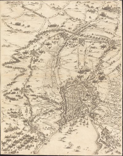 Die Belagerung von La Rochelle (Platte 6 von 16) von Jacques Callot