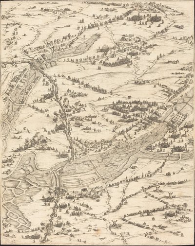 Die Belagerung von La Rochelle [Tafel 7 von 16; Set umfasst 1952.8.97-112] von Jacques Callot