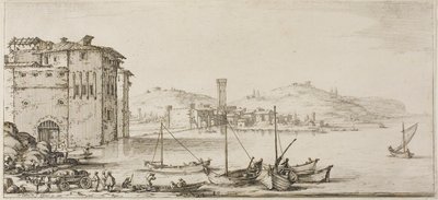 Der Narr oder Scapin, aus Drei italienische Komödianten von Jacques Callot