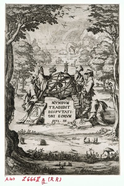 Titelseite zur Sacra Cosmologia von Jacques Callot