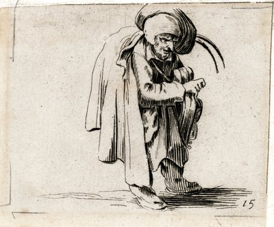 Verschiedene Gobbi-Figuren von Jacques Callot