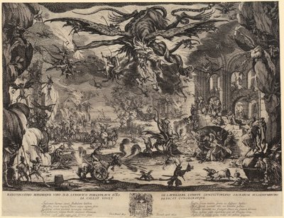Versuchung des Heiligen Antonius (2. Fassung, Nancy) von Jacques Callot