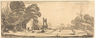 Der Garten von Jacques Callot or Follower of Jacques Callot