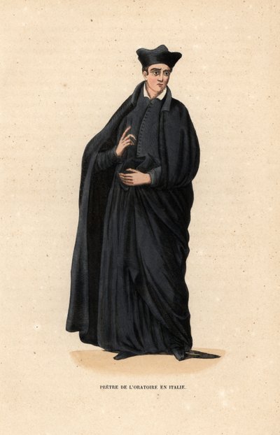 Priester der Kongregation des Oratoriums, Italien von Jacques Charles Bar