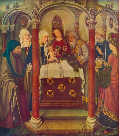Die Darstellung Christi im Tempel von Jacques Daret