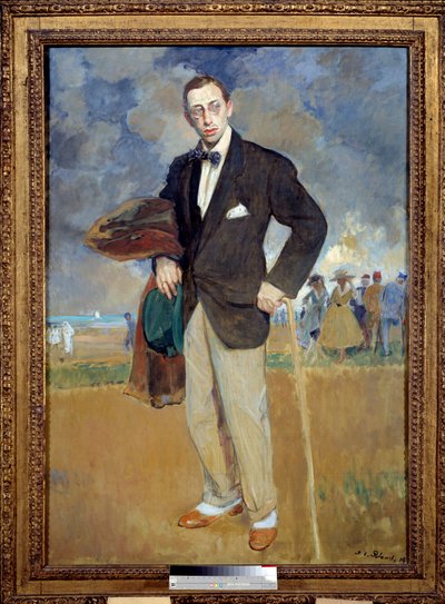 Ganzkörperporträt von Igor Stravinsky (1882-1971) Komponist von Jacques Emile Blanche