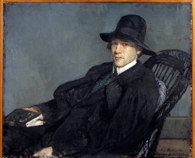 Porträt von Andre Gide von Jacques Emile Blanche
