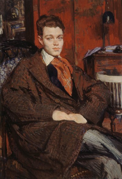 Porträt von René Crevel 1900-1935, 1928 von Jacques Emile Blanche