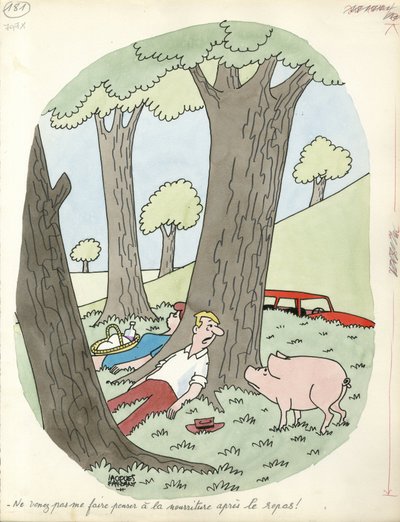 Tage Frankreichs, Satirisch in Farben von Jacques Faizant