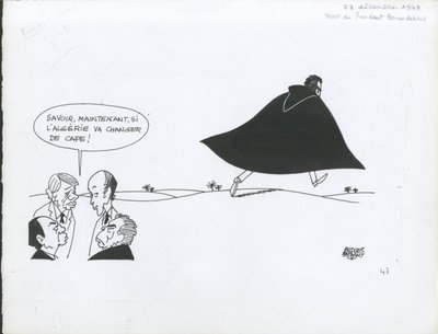 Le Figaro, Satirique en N & B von Jacques Faizant