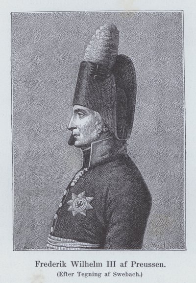 Friedrich Wilhelm III., König von Preußen von Jacques Francois Joseph (after) Swebach