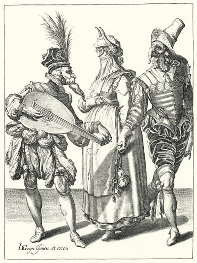 Maskerade von Jacques II de Gheyn